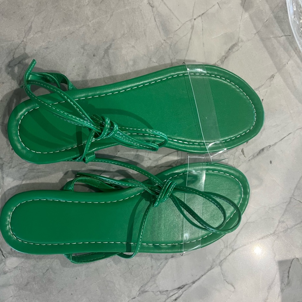 Steven New York Green Sandals - Size 9 Women’s